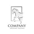 Simple horse vector illustration