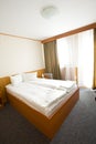 Simple hotel or motel room Royalty Free Stock Photo