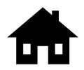 Simple house clipart vector