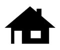 Simple house clipart vector