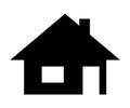 Simple house clipart vector