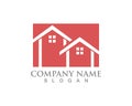 Simple House Home Real Estate Logo Icons Royalty Free Stock Photo