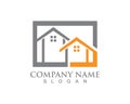 Simple House Home Real Estate Logo Icons Royalty Free Stock Photo