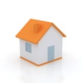 Simple house icon. Royalty Free Stock Photo