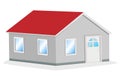 Simple house vector illustration