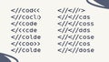 Simple HTML Code Snippets Icon for Web Development, vector design Generative AI Royalty Free Stock Photo