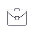 Briefcase Flat Icon Royalty Free Stock Photo