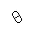 Simple icon drug outline style