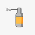 A simple icon of spray for sore throat, tonsils, flu, quinsy