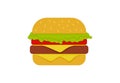 Simple Illustration of a Burger by Pitripiter