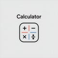 Calculator Icon Royalty Free Stock Photo