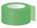 Simple illustration of curing tape