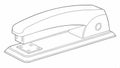 Simple illustration of a desktop stapler vector design Generative AI Royalty Free Stock Photo