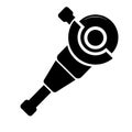 Simple illustration of electric angle grinder vector icon Royalty Free Stock Photo