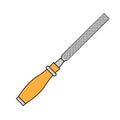 Simple illustration of file tool Concept of work tools