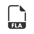 FLA File format icon