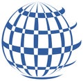 Globe design company logo