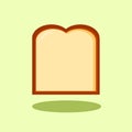 simple illustration of a loaf of bread Royalty Free Stock Photo