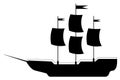 Simple illustration of ship excursion