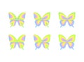 Simple Illustration of Some Colorful Butterfly by Pitripiter