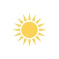 A simple illustration of a sun, Royalty Free Stock Photo
