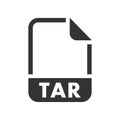 TAR File format icon Royalty Free Stock Photo