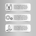 Simple info graphic global warming concept