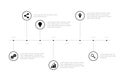 Simple Infographic Timeline - Black