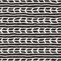 Simple ink geometric pattern. Monochrome black and white strokes background. Hand drawn ink lines.