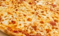 Simple Italian Pizza with Cheese Texture Background Closeup