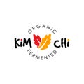 Simple Kimchi Logo Fermented Vegetable Vector for Organic Healthy