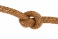 Simple knot on lashing Royalty Free Stock Photo