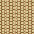 Simple knot seamless pattern with brown background. Free 