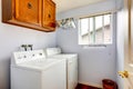 Simple laundry room interior