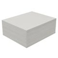 A simple light grey rectangular block on a white background with clean lines and minimalist design Royalty Free Stock Photo