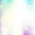 Simple light background with transparent triangles. Vector
