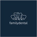 Family dental logo dental clinic dentist logo