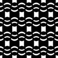 Complicated Monochrome Vertical Seamless Pattern | Taksha Series Royalty Free Stock Photo