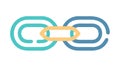 Simple Linked Chain Icon, Clean & Clear Connectivity, vector design Generative AI Royalty Free Stock Photo