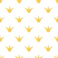 Simple little princess vector abstract seamless pattern