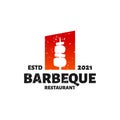 Simple logo for barbeque restaurant