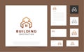 Simple logo for entrepreneurs in construction, real estate, mortgages, property