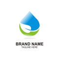 Simple Logo Water Element, and color and color , eazy use and scalable Royalty Free Stock Photo