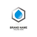 Simple Logo Water Element, editable vector and color editable vector and color editable, eazy use and scalable