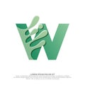 Leter W Vector Abstract Logo Design Elements