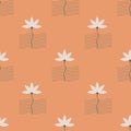Simple lotus pattern