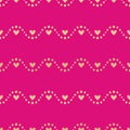 Simple Love Dot wave line Seamless Pattern Background Wallpaper Royalty Free Stock Photo