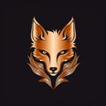Simple Luxury Fox Logo Illustration