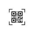 Simple machine-readable qr code Royalty Free Stock Photo