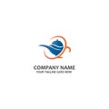 simple magic lamp icon vector logo Royalty Free Stock Photo